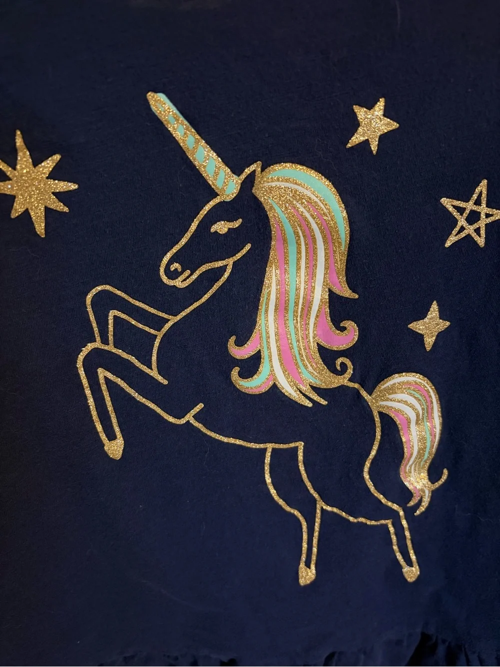 Unicorn Girls Oshkosh Top, Size 7